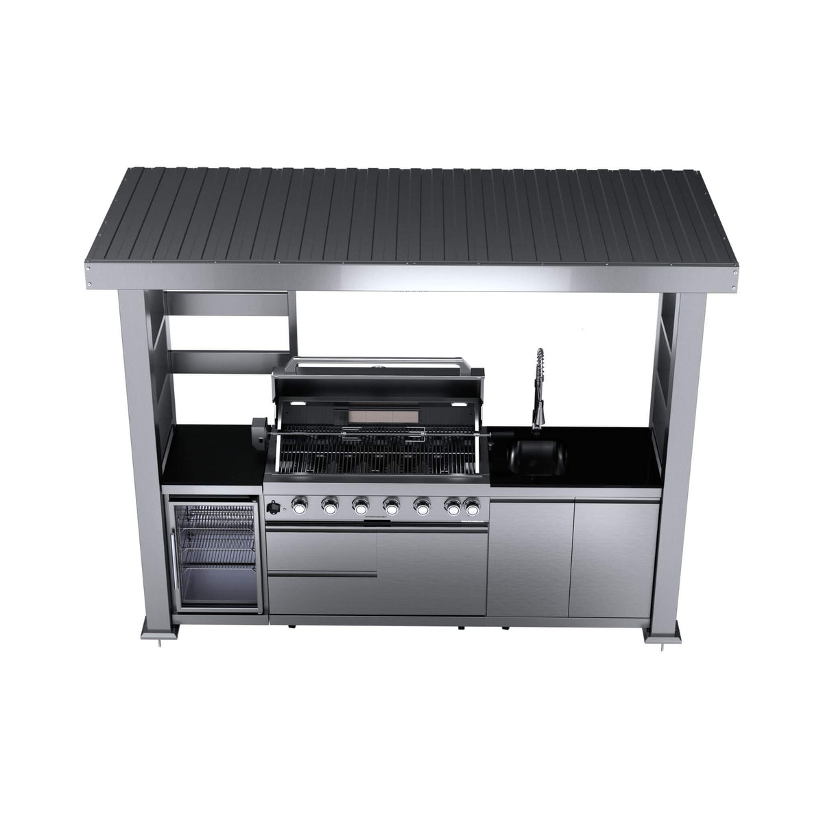 Castelle Flame Blaze 108-Inch 6-Burner
