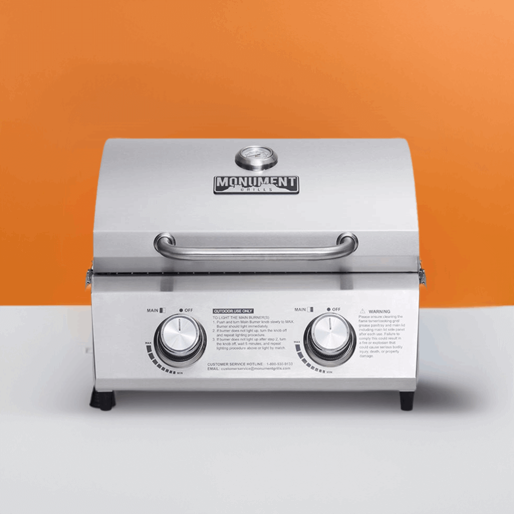 Stainless Tabletop Propane Gas Grill