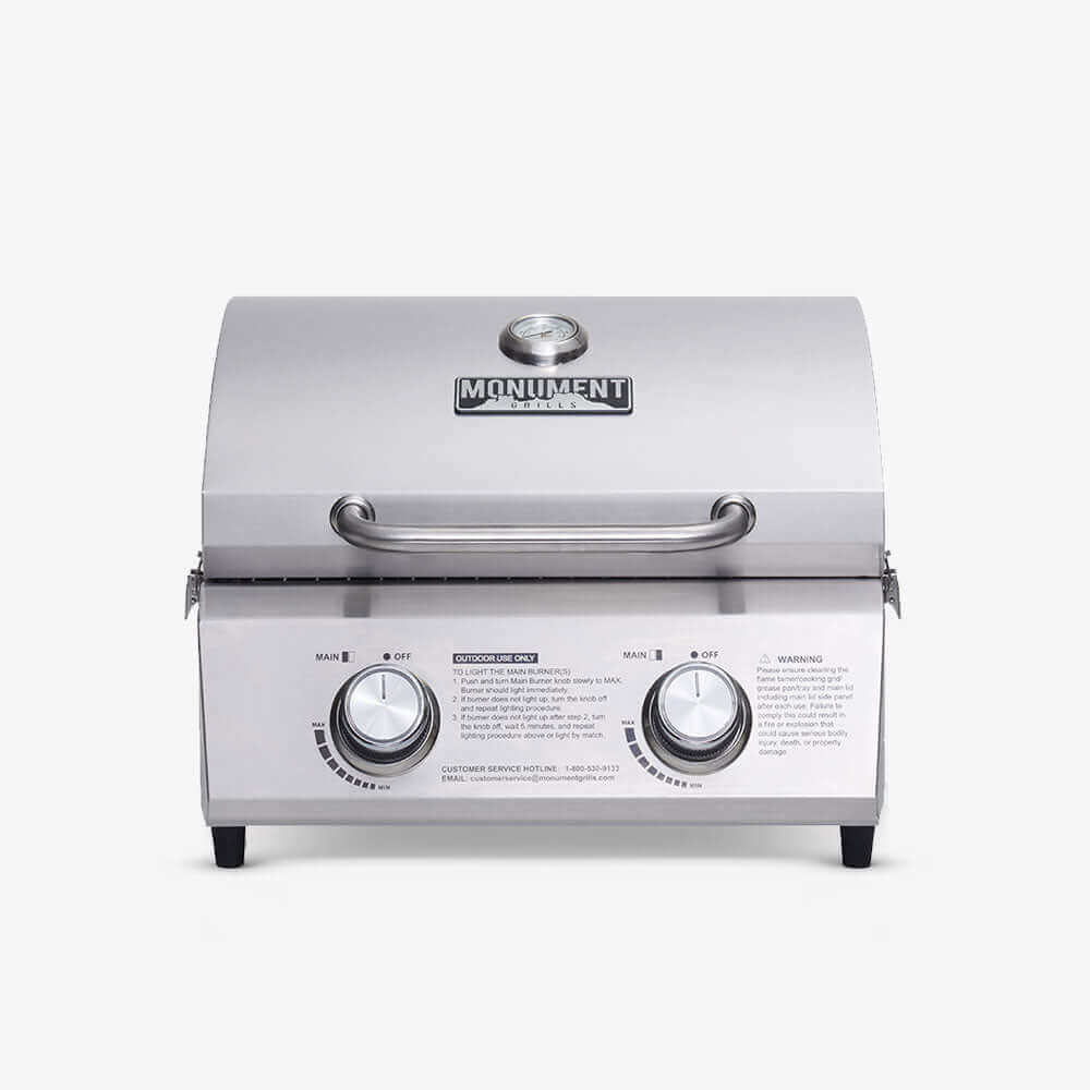 Stainless Tabletop Propane Gas Grill