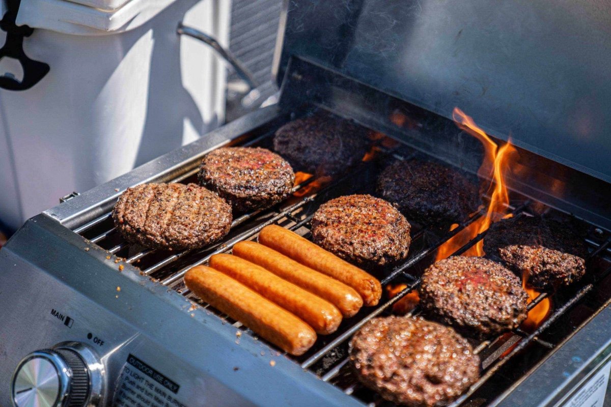 Stainless Tabletop Propane Gas Grill