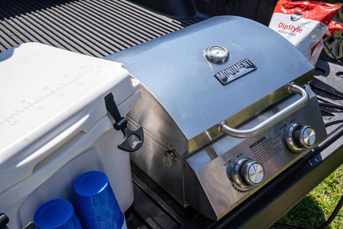 Stainless Tabletop Propane Gas Grill