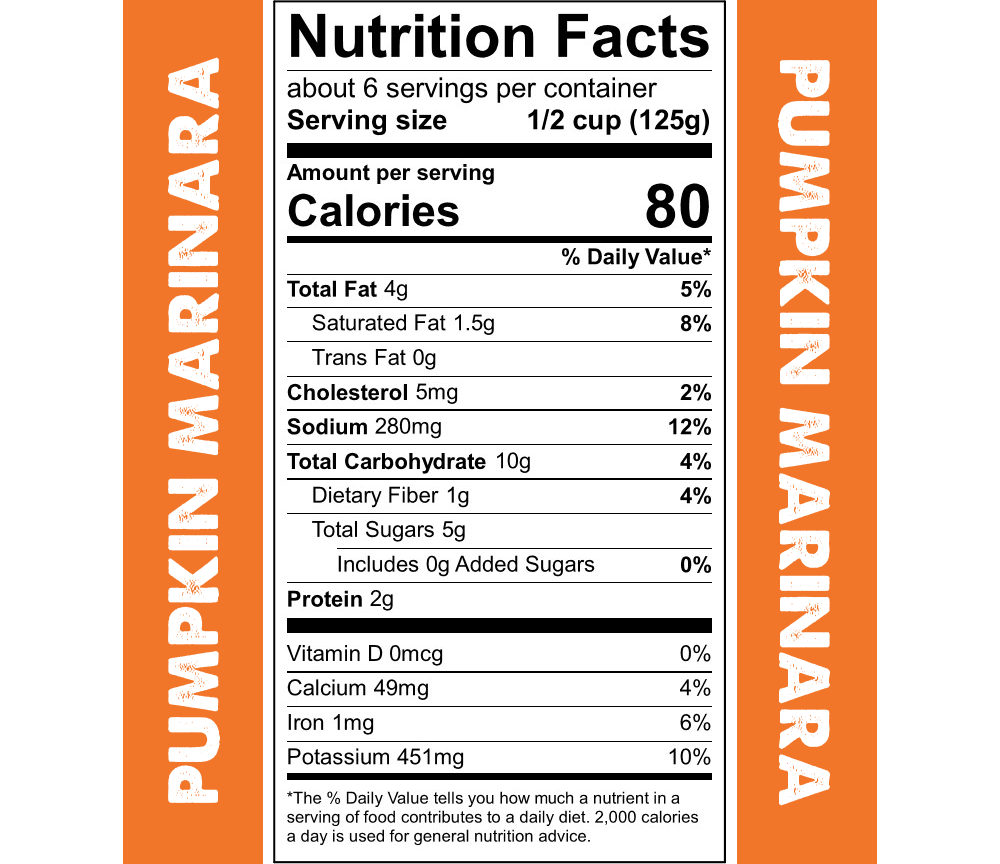 Eat Happy Kitchen Pumpkin Marinara (Twin Pack)