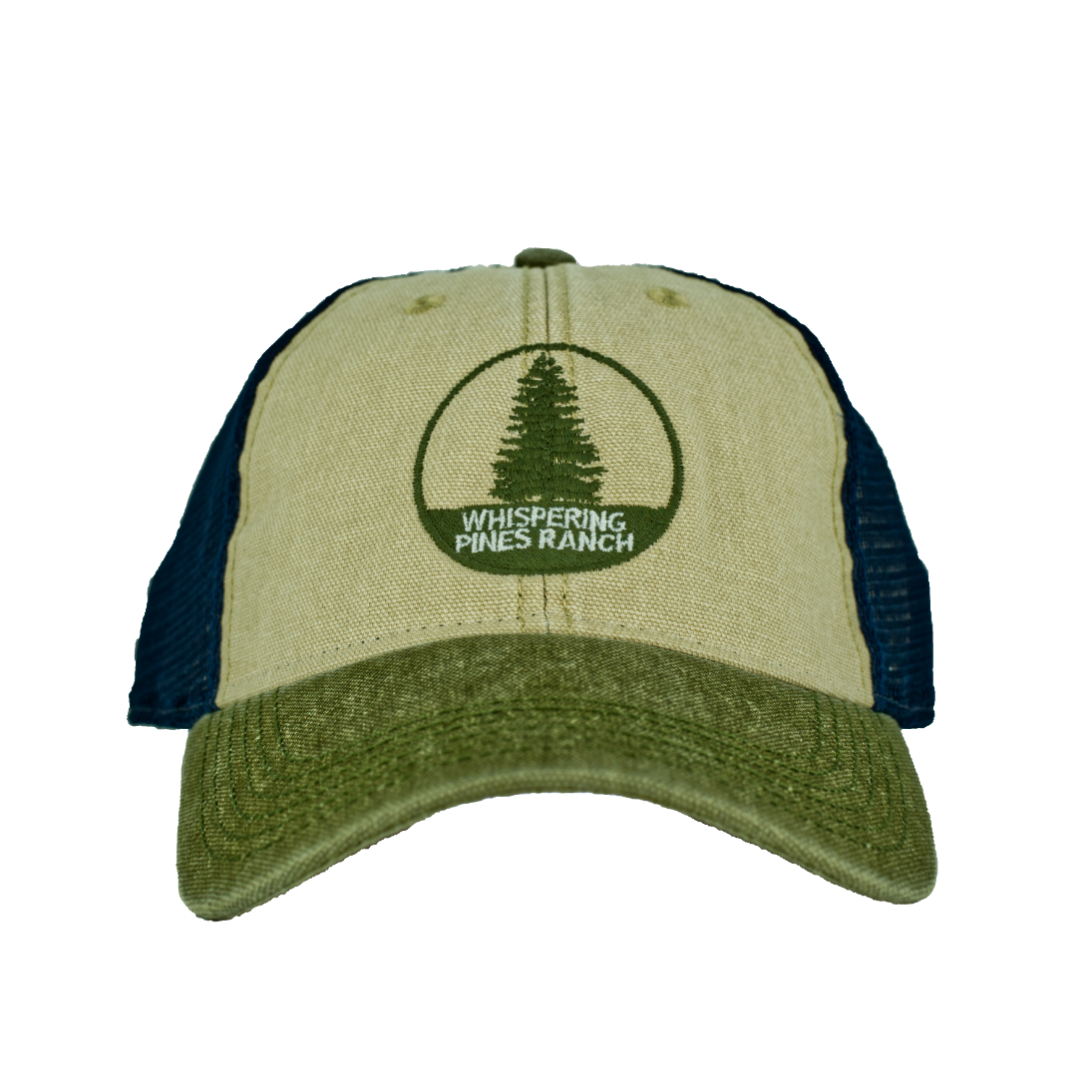 WPR Stone/olive/navy trucker hat