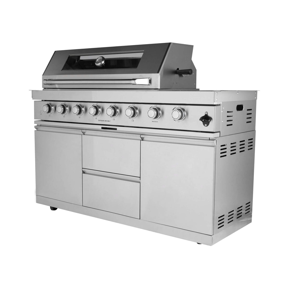 Castelle Flame Capri 96-Inch 6-Burner