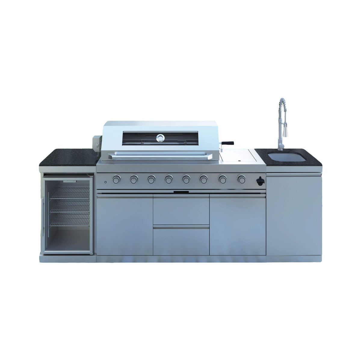Castelle Flame Capri 96-Inch 6-Burner