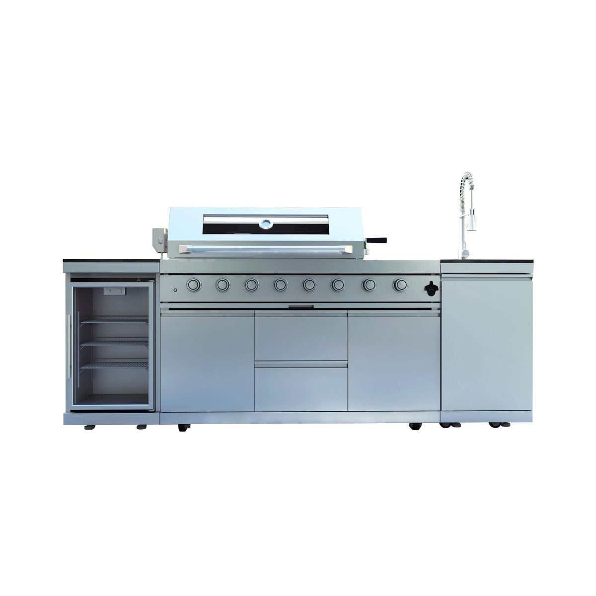 Castelle Flame Capri 96-Inch 6-Burner