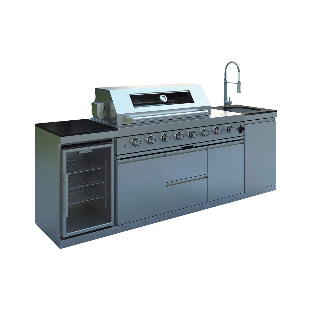 Castelle Flame Capri 96-Inch 6-Burner