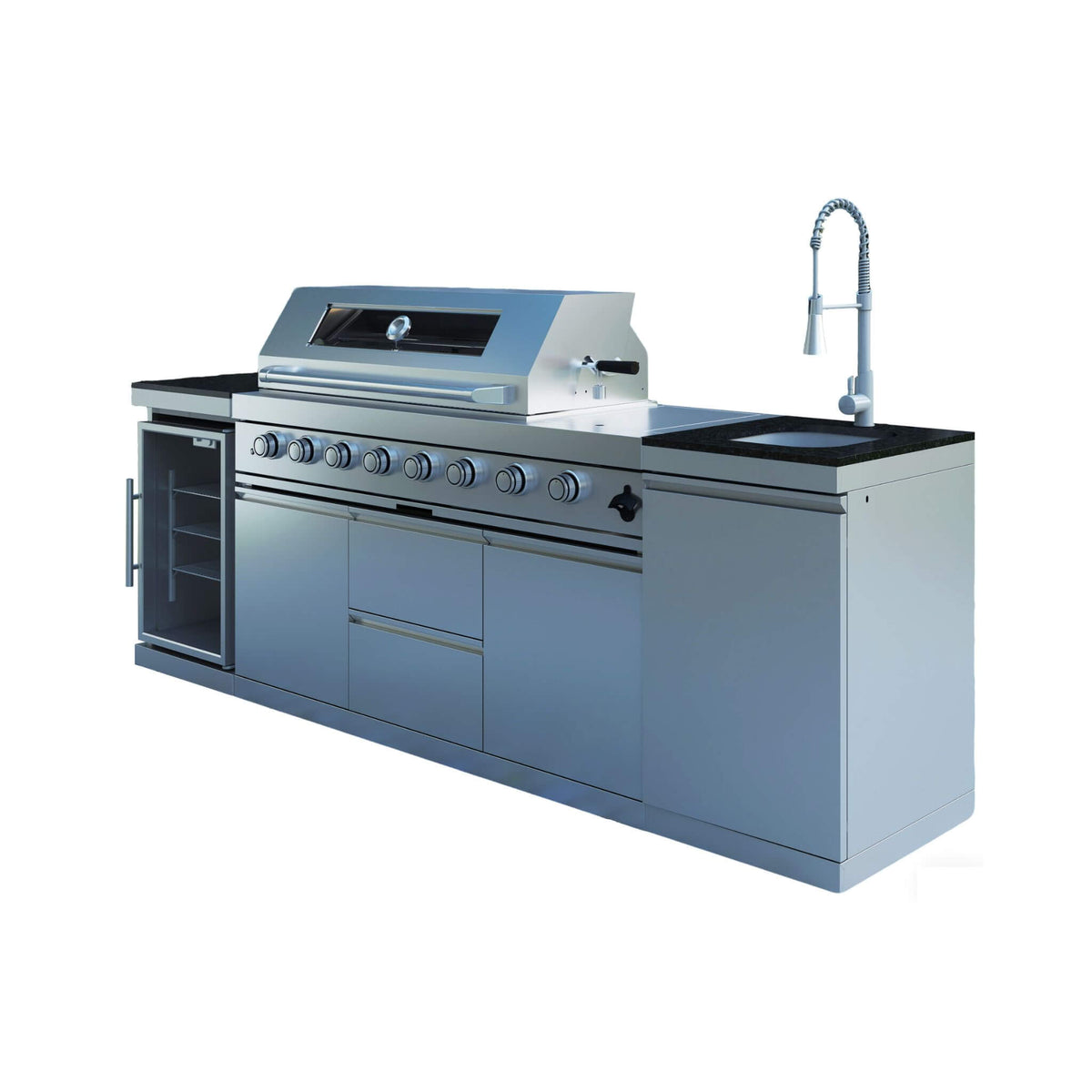 Castelle Flame Capri 96-Inch 6-Burner