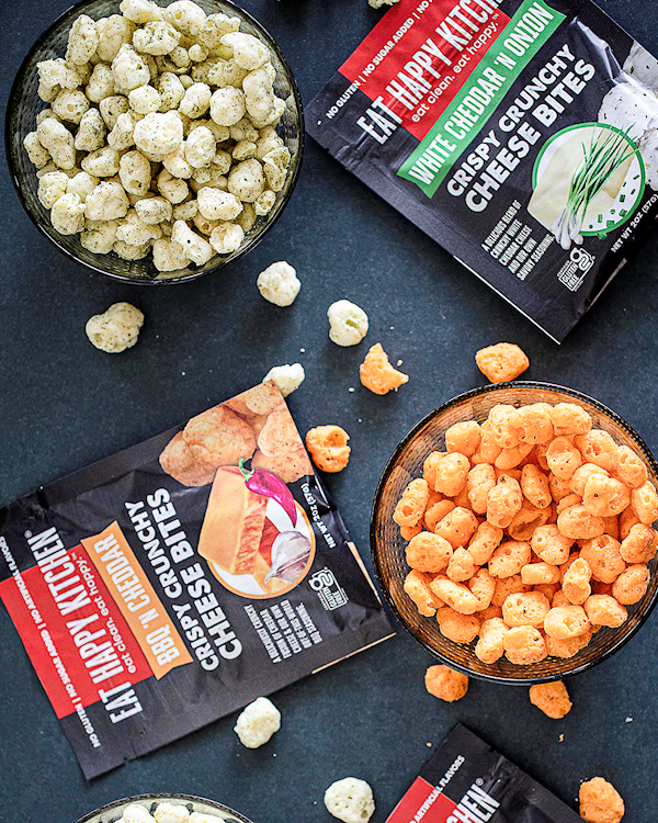 3-pack or 12-pack White Cheddar & Onion Crispy Cheese Bites (2oz)