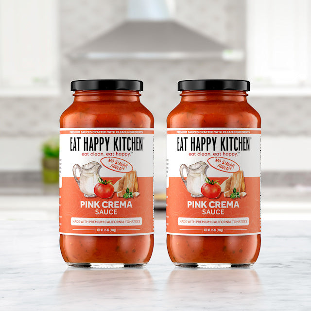 Eat Happy Kitchen Pink Crema (Twin Pack)